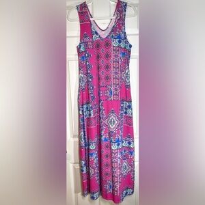NWOT Stan Herman Women’s Boho Maxi Dress Size Small